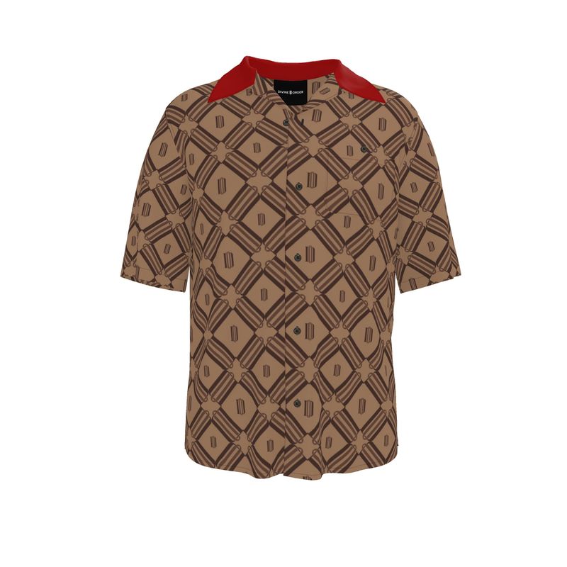 Divine Order 'Monogram Revere Collar Shirt'