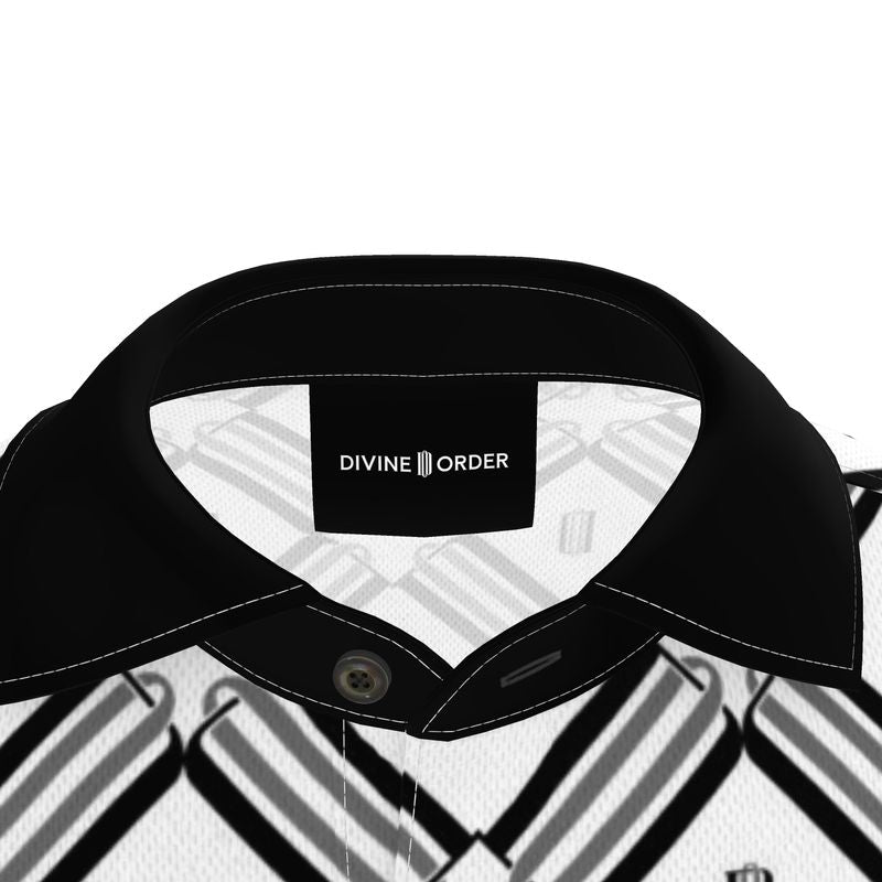 Divine Order Monogram Polo Shirt
