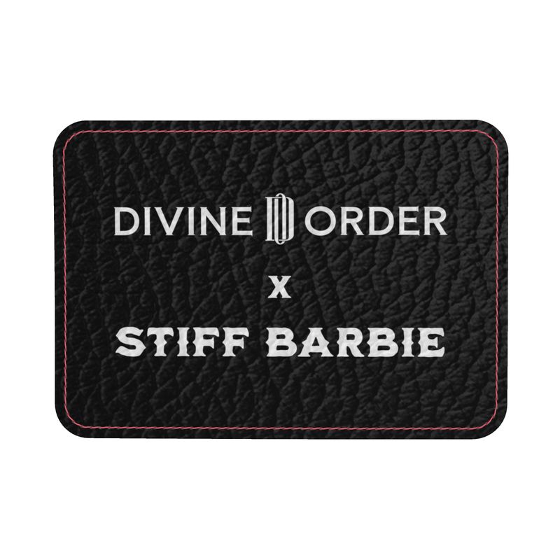 Stiff Barbiee × Divine Order™ Leather Graffiti Handbag