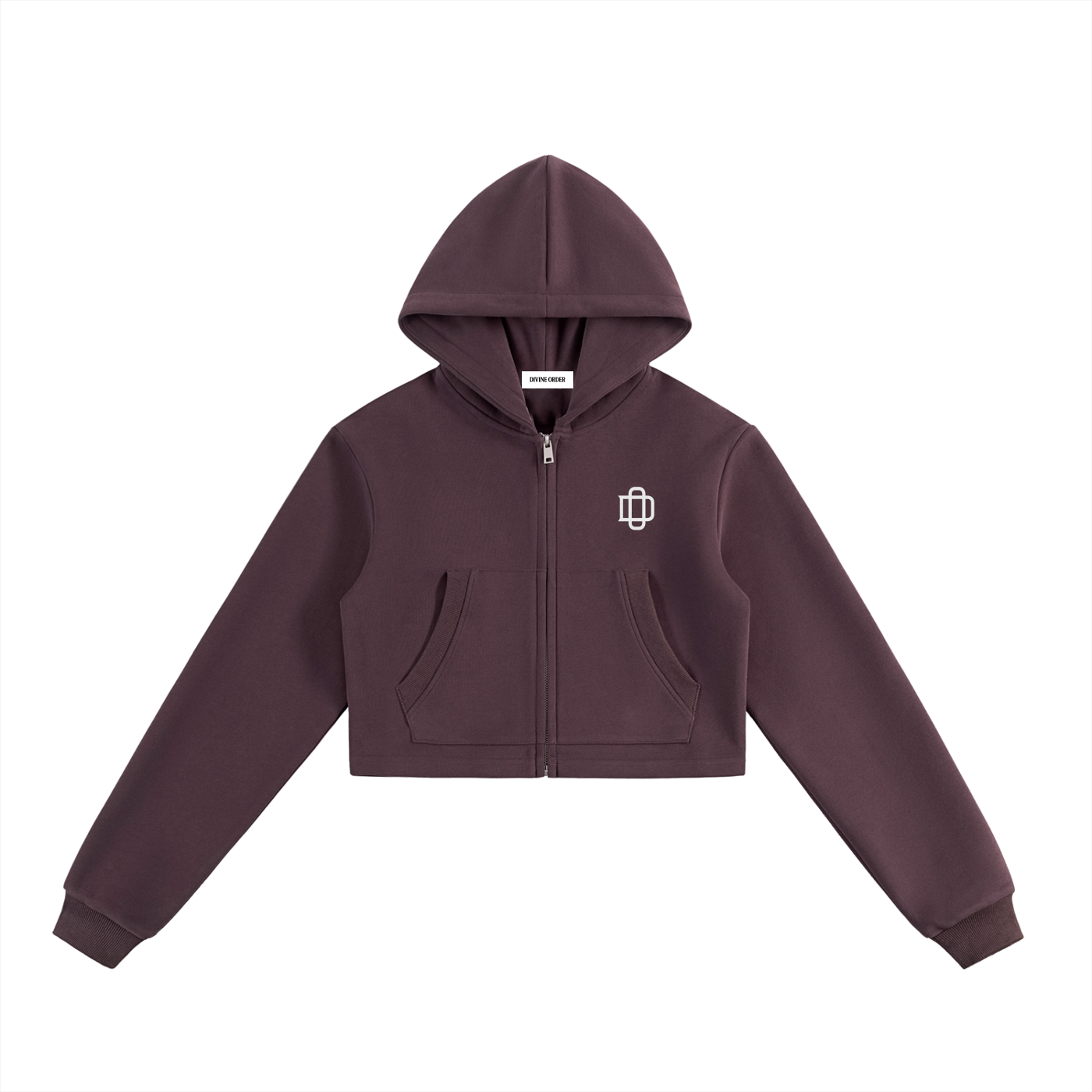 Divine Order Cropped “Original” Hoodie