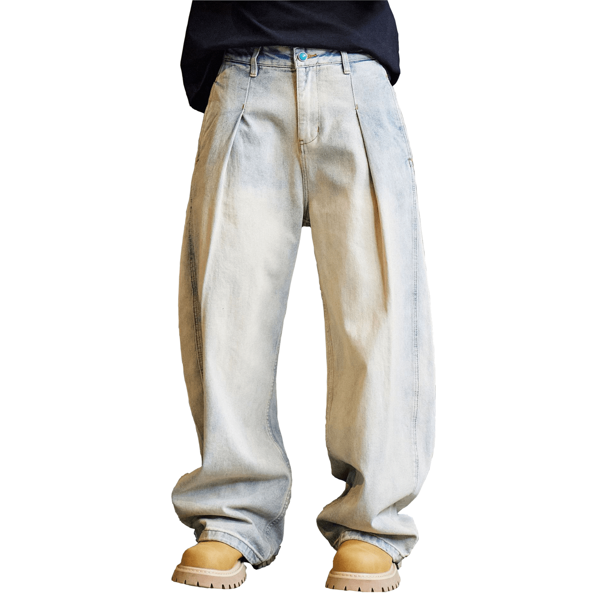 Divine Order Relaxed Wide-Leg Jeans