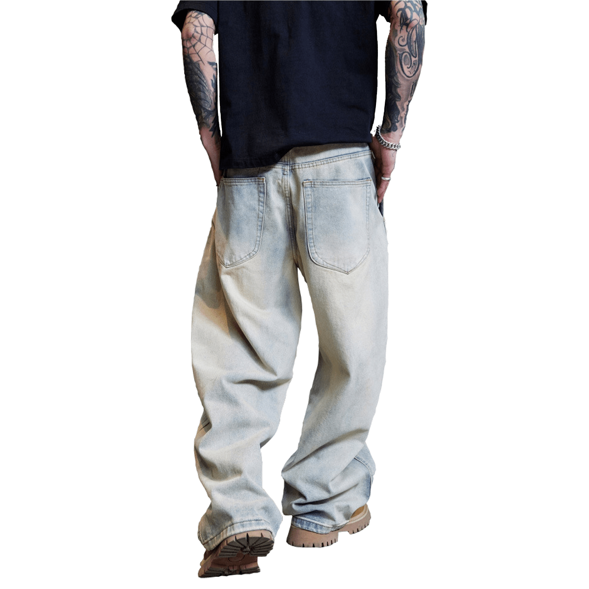 Divine Order Relaxed Wide-Leg Jeans