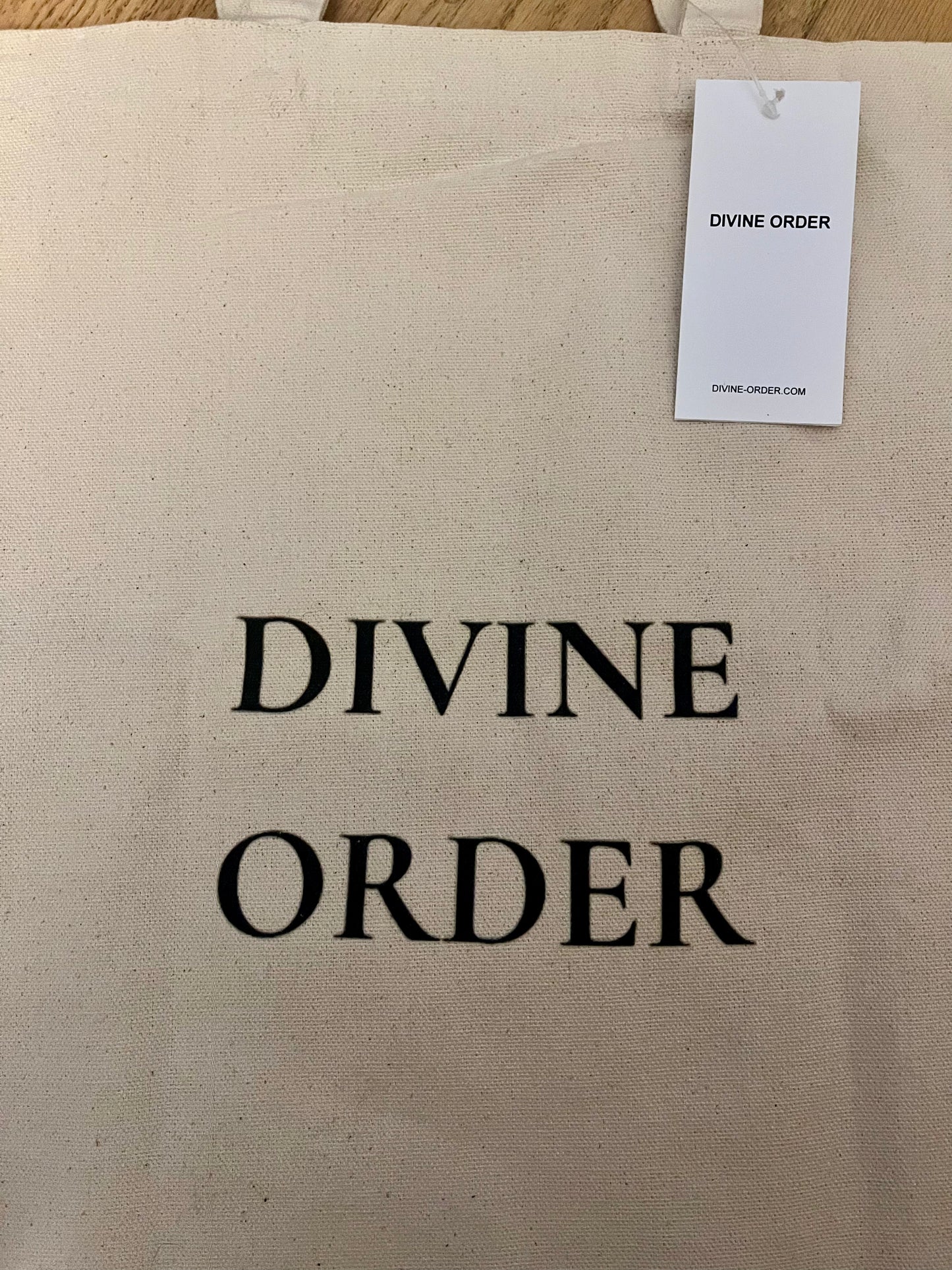 DIVINE ORDER Tote Bag