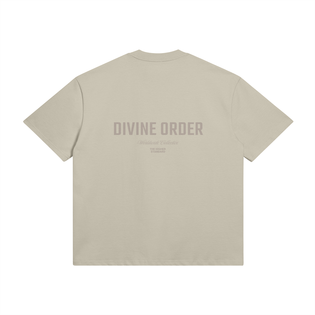 Divine Order Luxury Streetwear Crew Neck T-Shirt