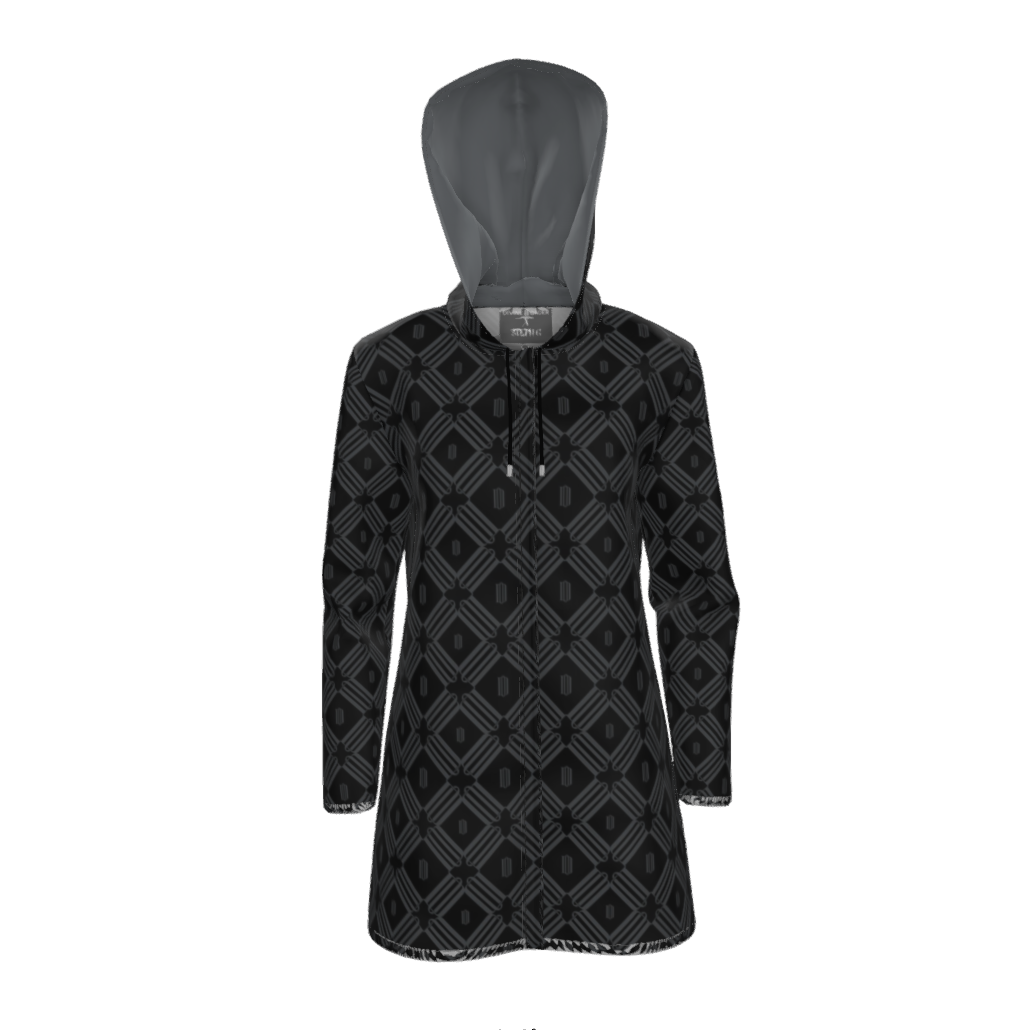 Steph G × Divine Order™ Womens Hooded Rain Coat