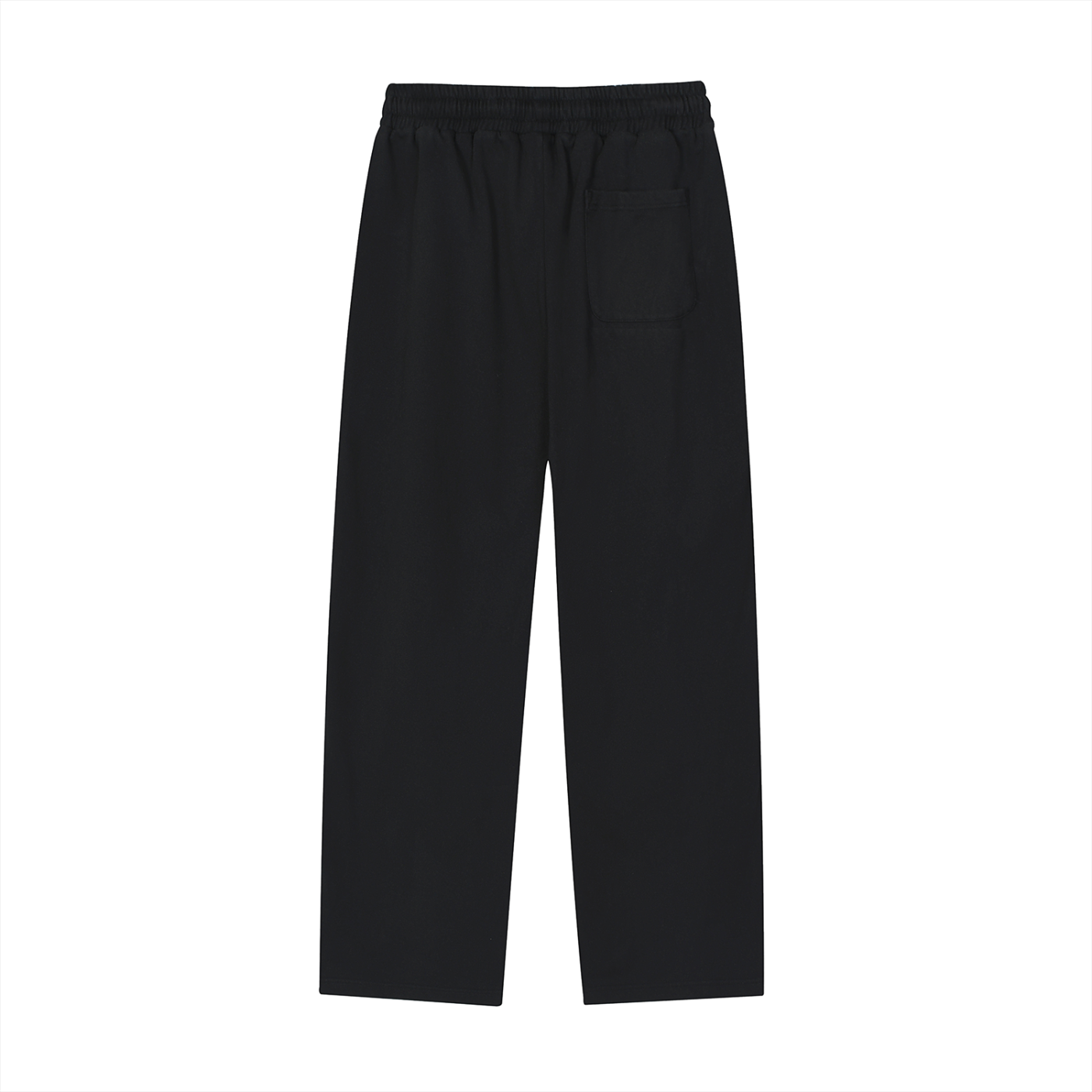 Black pants on a white background