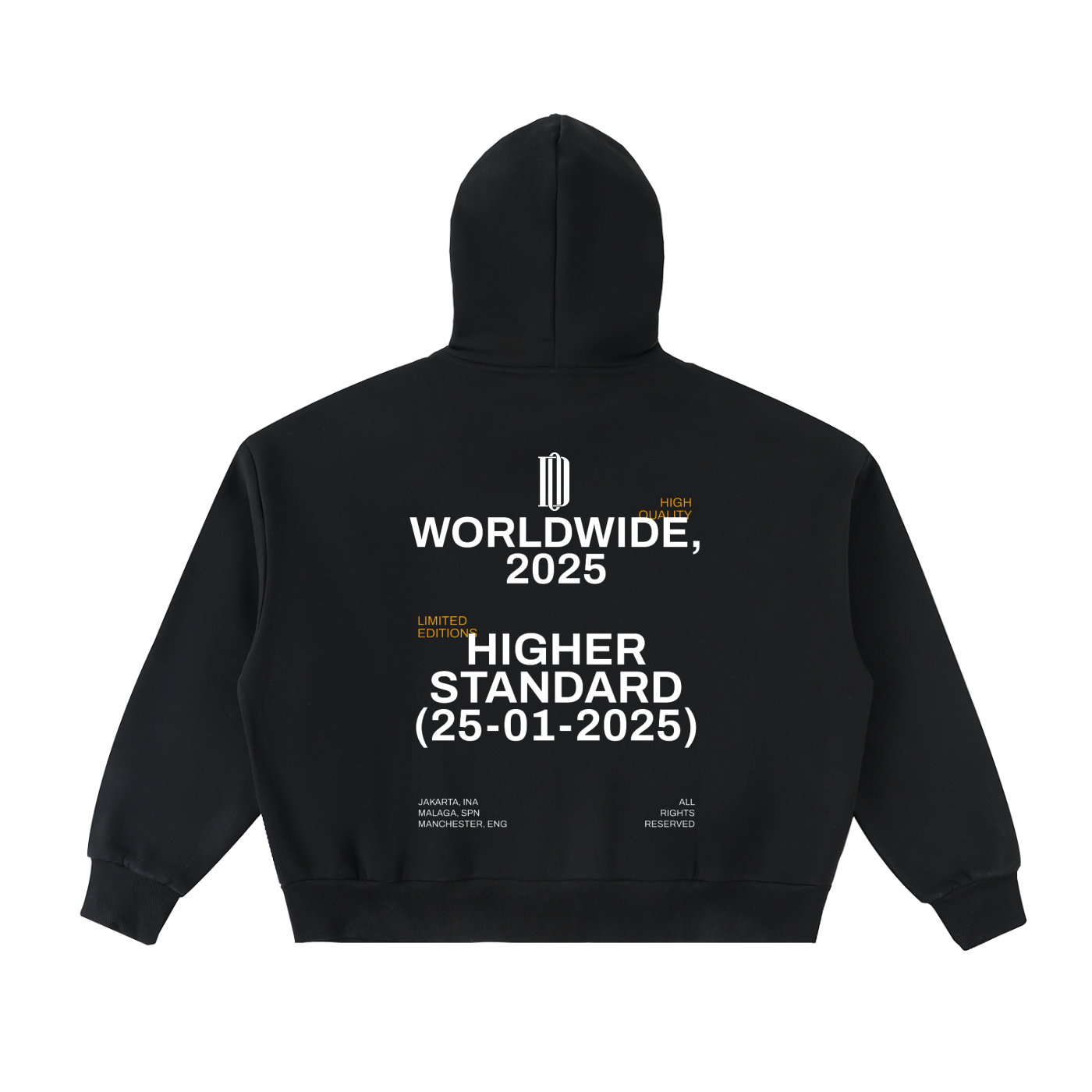 Divine Order Minimal Zip Hoodie