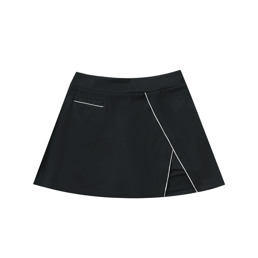 Steph G × Divine Order™ High-Waist Pocket A-Line Skirt