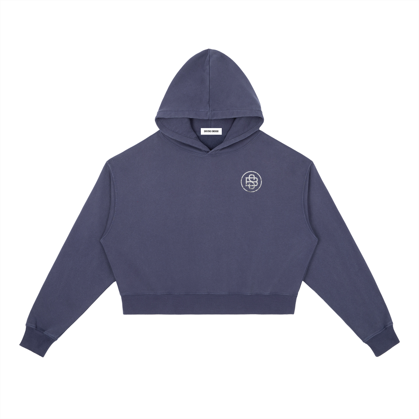 Stiff Barbiee × Divine Order™ — Vintage Washed Heavyweight Hoodie