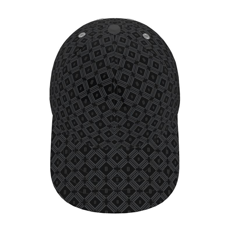 Divine Order Monogram Baseball Cap – Blackout Edition