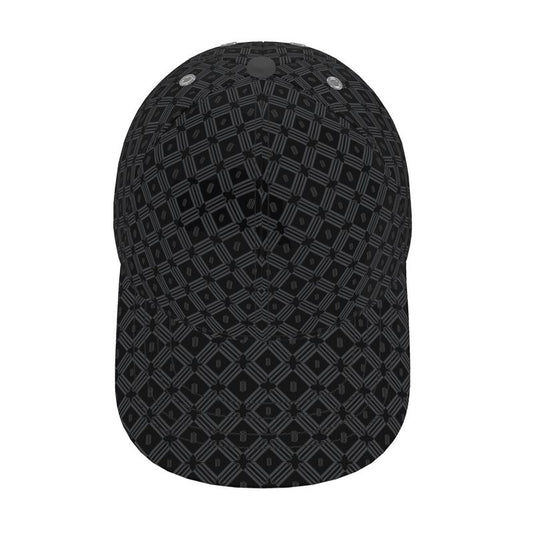 Divine Order Monogram Baseball Cap – Blackout Edition
