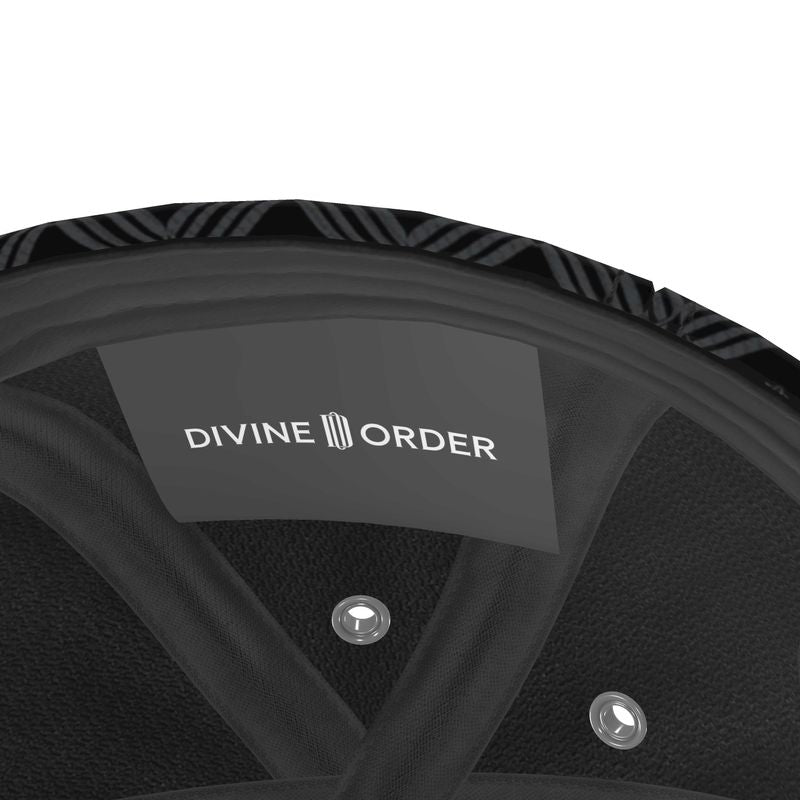 Divine Order Monogram Baseball Cap – Blackout Edition