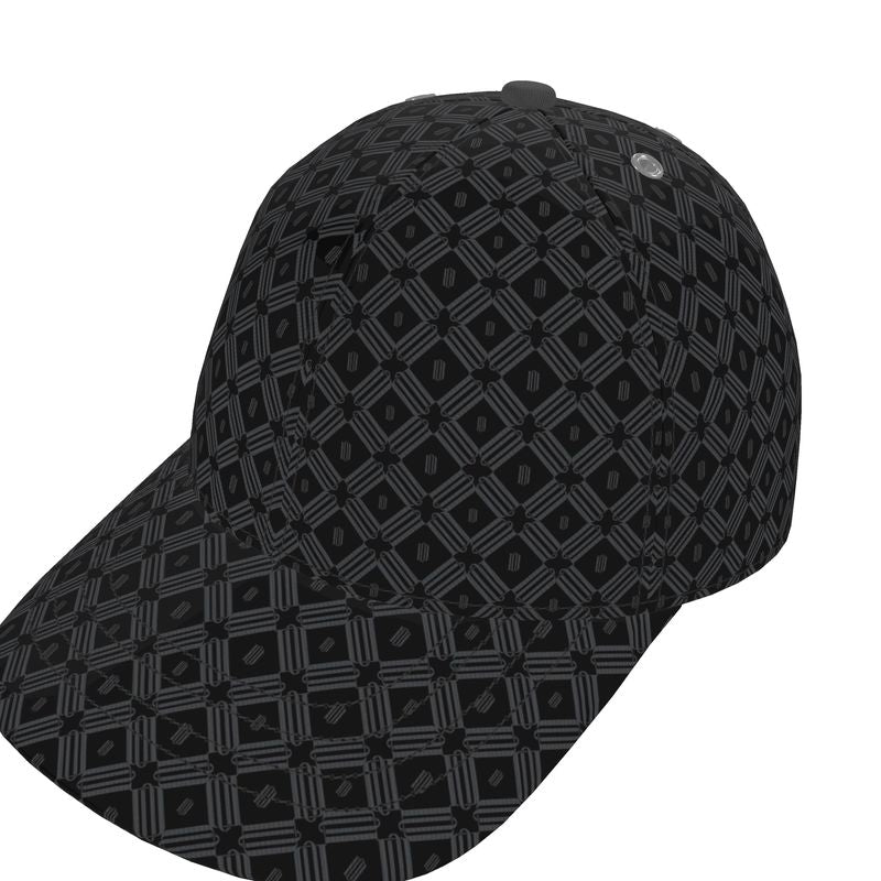 Divine Order Monogram Baseball Cap – Blackout Edition
