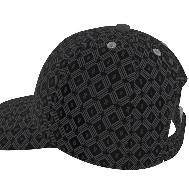 Divine Order Monogram Baseball Cap – Blackout Edition