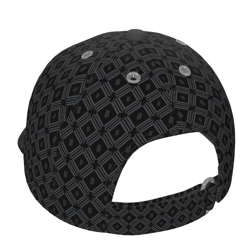 Divine Order Monogram Baseball Cap – Blackout Edition