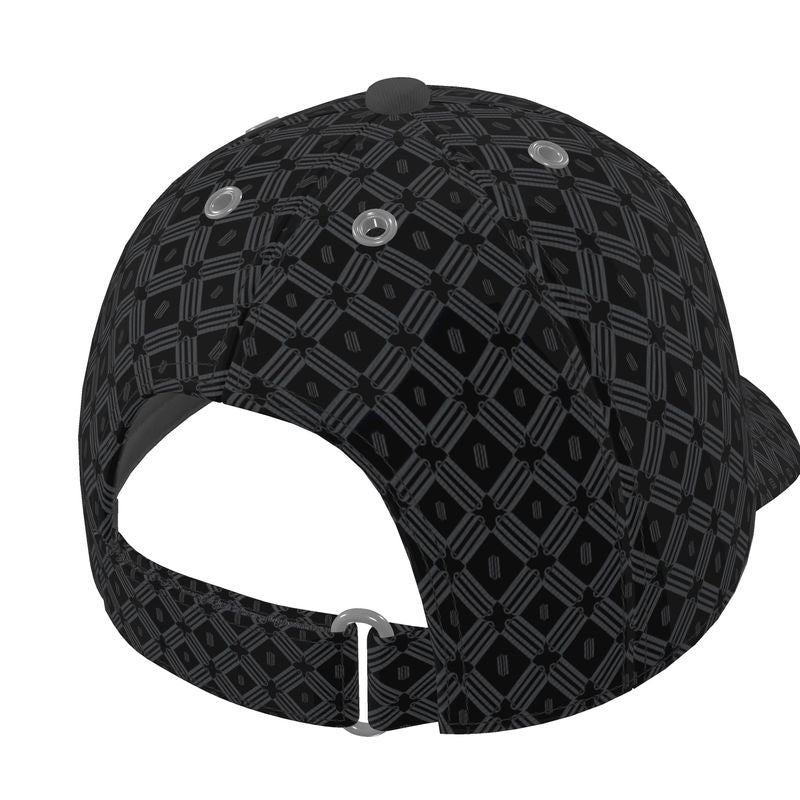 Divine Order Monogram Baseball Cap – Blackout Edition
