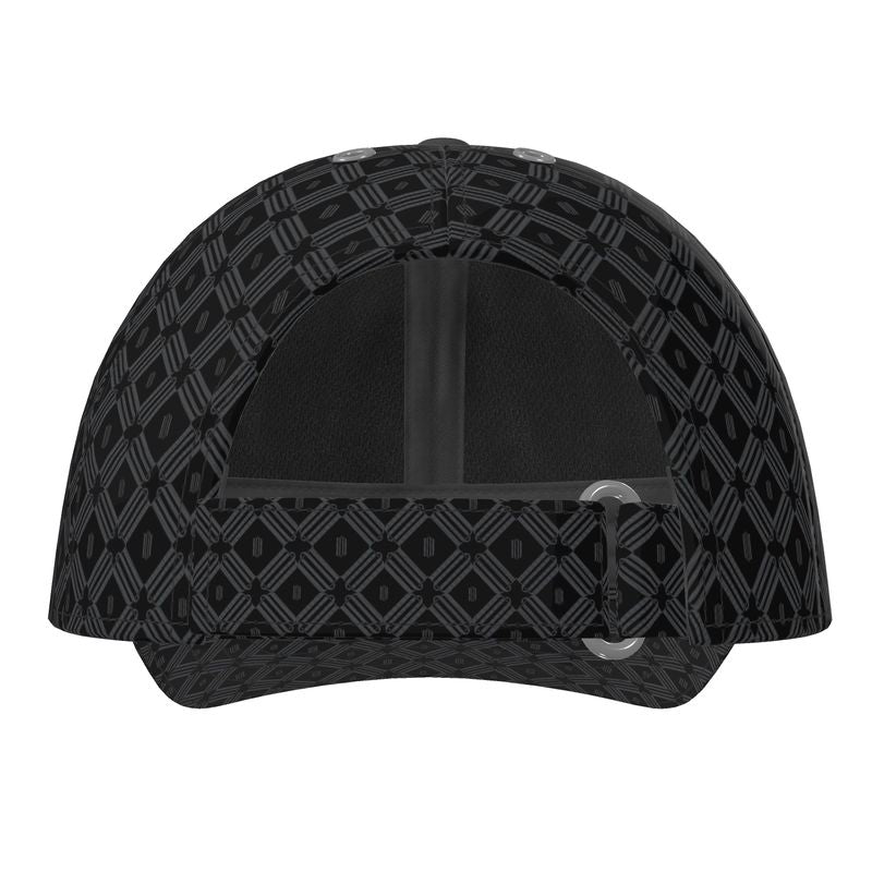 Divine Order Monogram Baseball Cap – Blackout Edition
