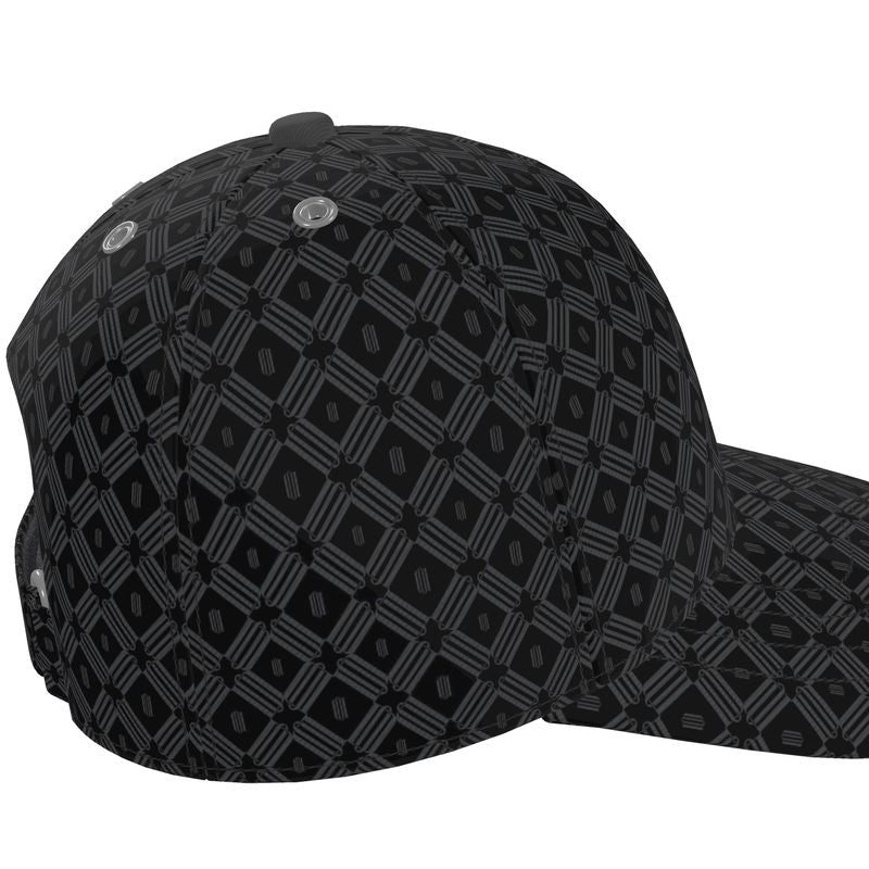 Divine Order Monogram Baseball Cap – Blackout Edition