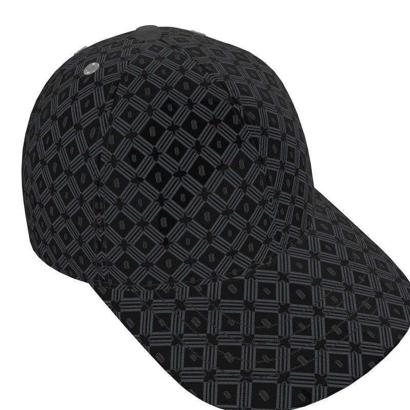 Divine Order Monogram Baseball Cap – Blackout Edition