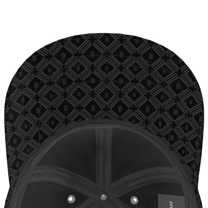 Divine Order Monogram Baseball Cap – Blackout Edition