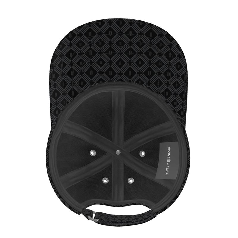 Divine Order Monogram Baseball Cap – Blackout Edition