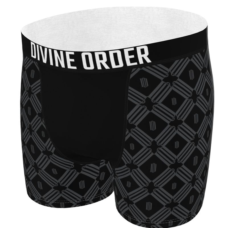 Divine Order Monogram Cut & Sew Boxer Briefs