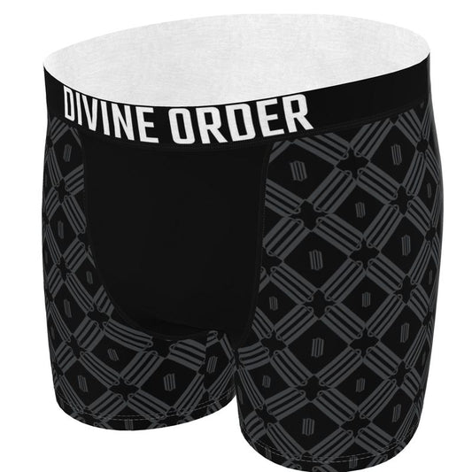 Divine Order Monogram Cut & Sew Boxer Briefs