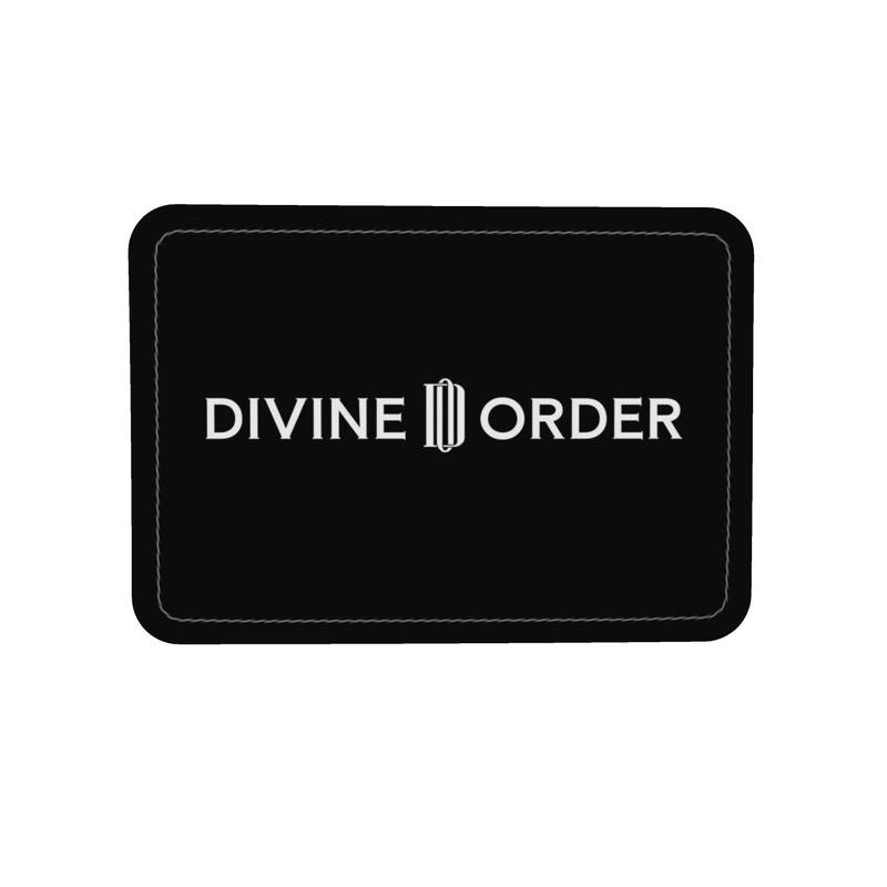 Divine Order 'Monogram Leather Bucket Bag'