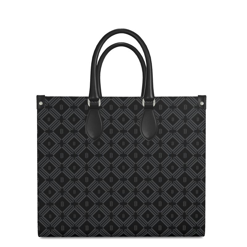 Divine Order 'Monogram Leather Shopper Bag'