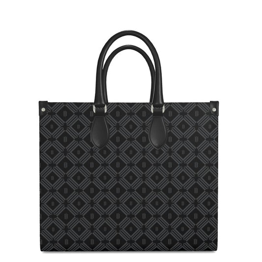 Divine Order 'Monogram Leather Shopper Bag'