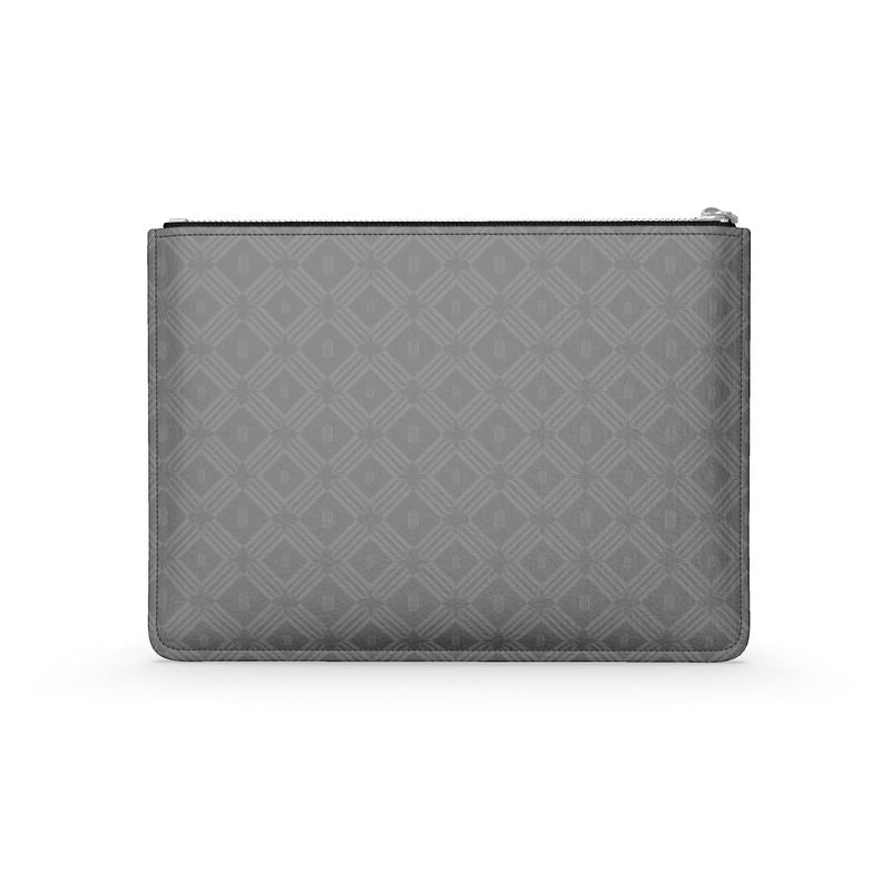 Divine Order 'Monogram Leather Pouch'