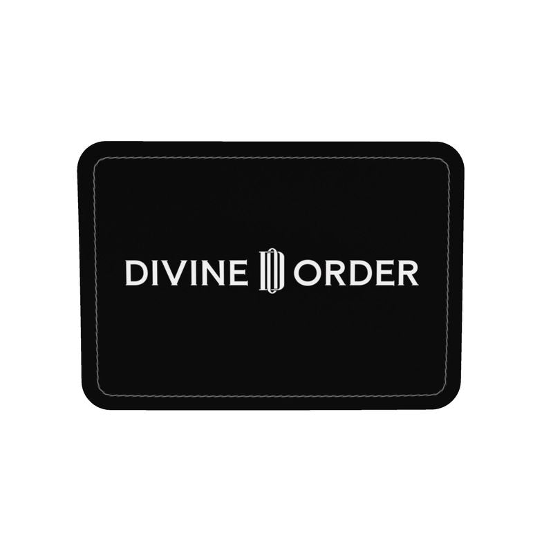 Divine Order 'Monogram Leather Pouch'