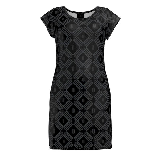 Divine Order 'Monogram T-Shirt Dress'