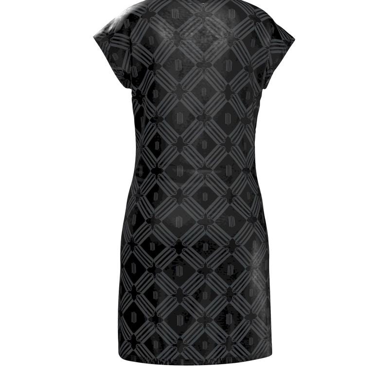 Divine Order 'Monogram T-Shirt Dress'