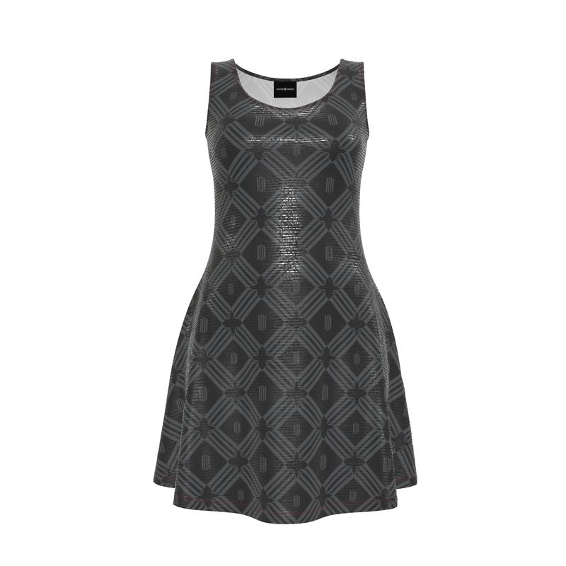 Divine Order Monogram Skater Dress