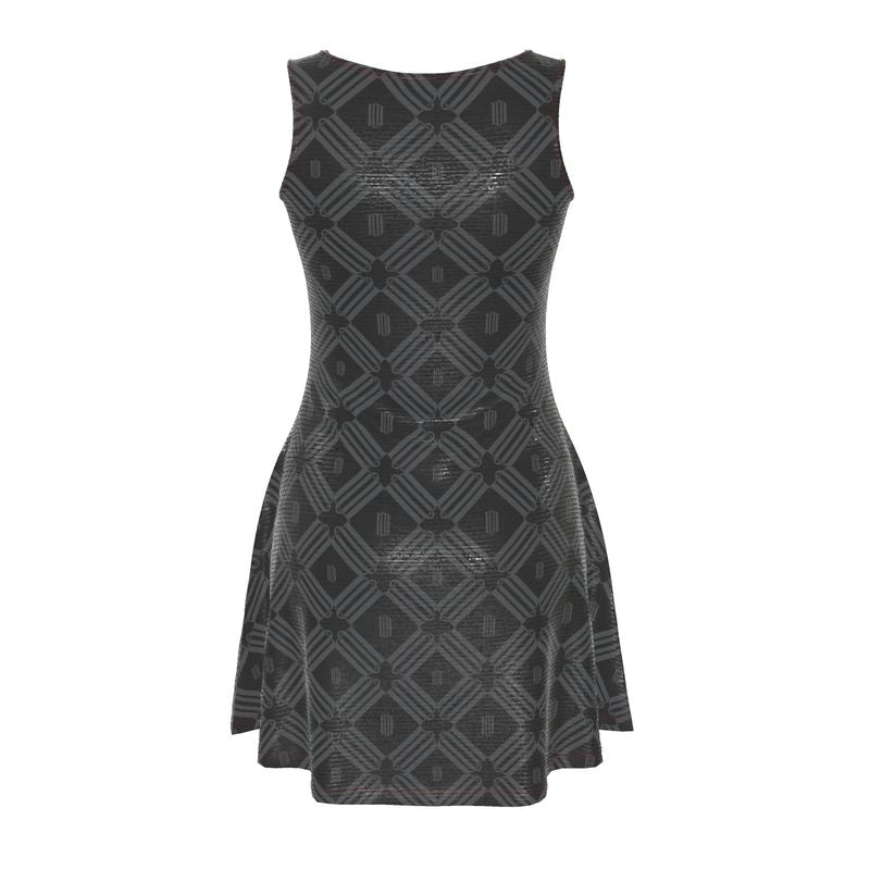 Divine Order Monogram Skater Dress