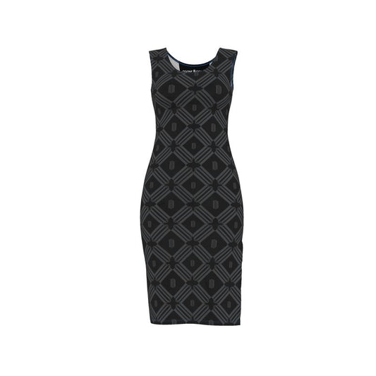 Divine Order Monogram Bodycon Dress