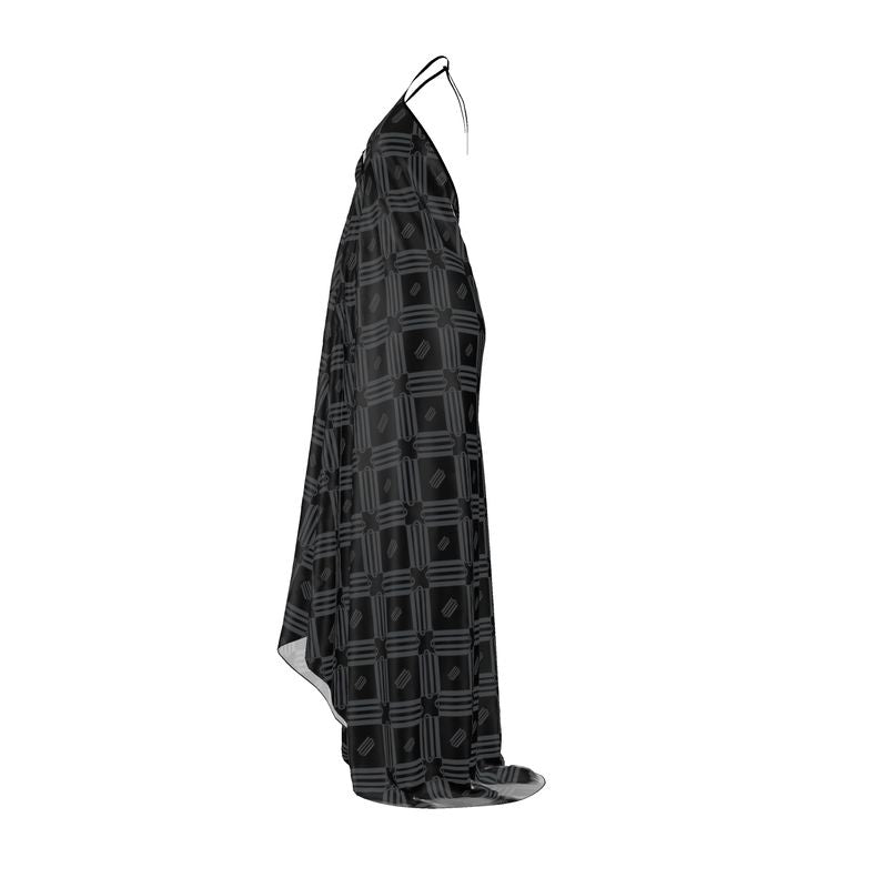 Divine Order Halterneck Backless Dress