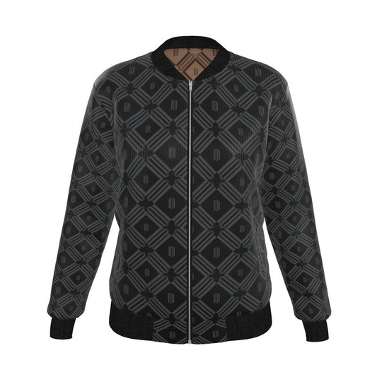 Divine Order Reversible Silk Bomber Jacket – Monogram Edition