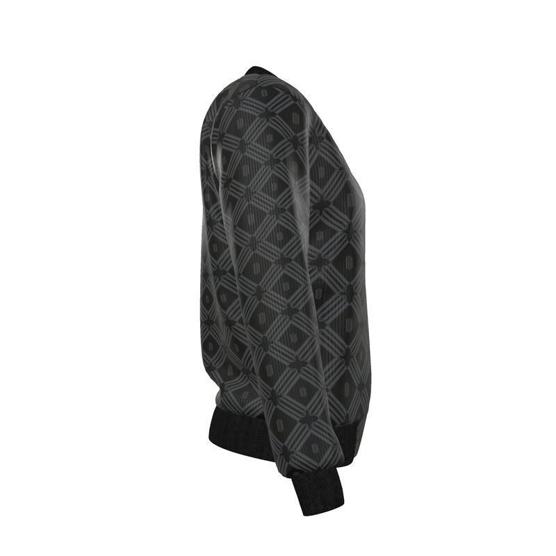Divine Order Reversible Silk Bomber Jacket – Monogram Edition