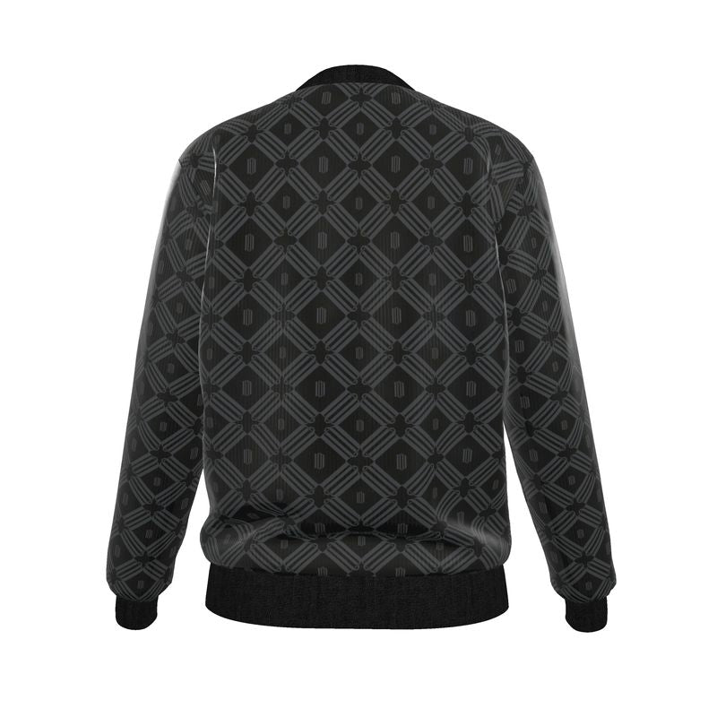 Divine Order Reversible Silk Bomber Jacket – Monogram Edition