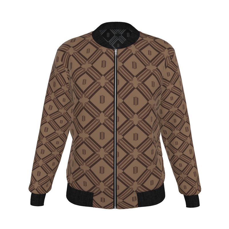 Divine Order Reversible Silk Bomber Jacket – Monogram Edition