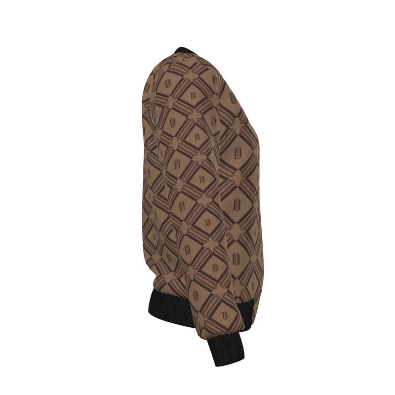 Divine Order Reversible Silk Bomber Jacket – Monogram Edition