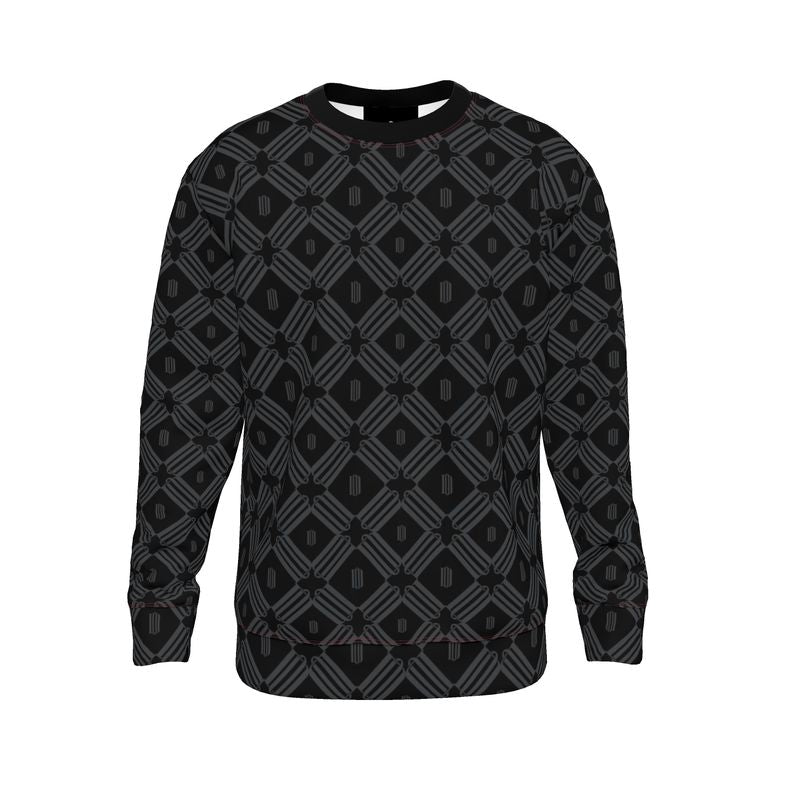 Divine Order Monogram Sweatshirt – Black Edition
