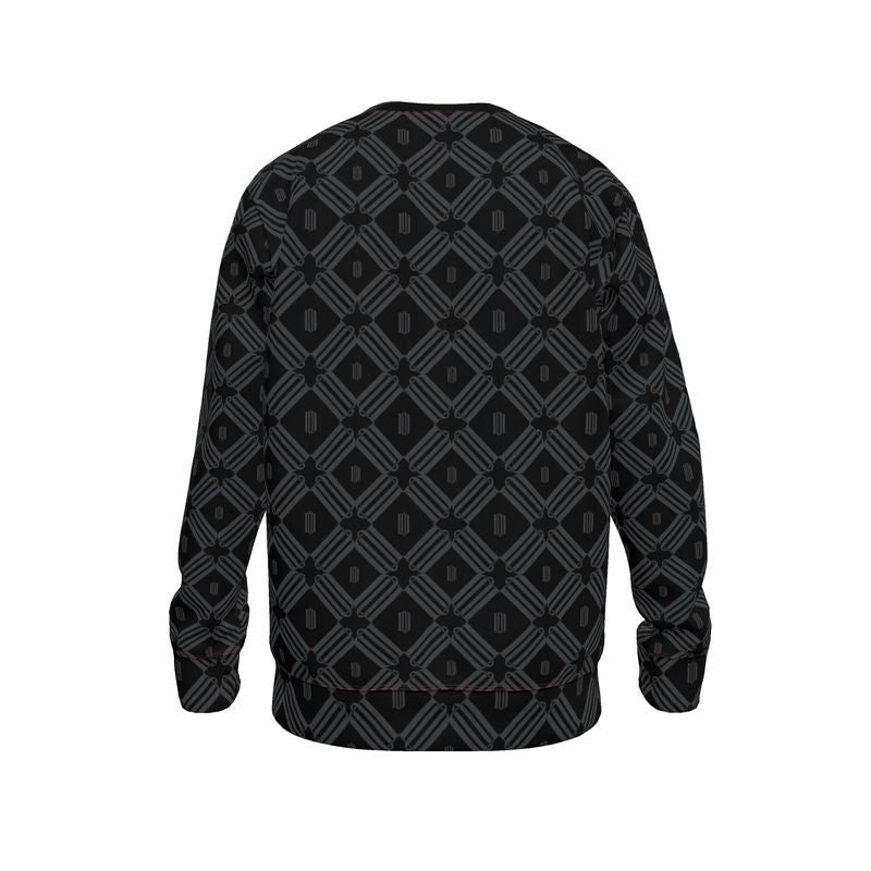 Divine Order Monogram Sweatshirt – Black Edition