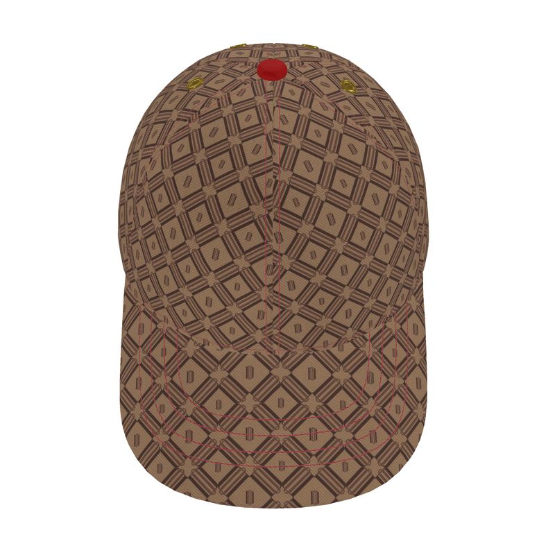 Divine Order Monogram Baseball Cap – Brown Edition