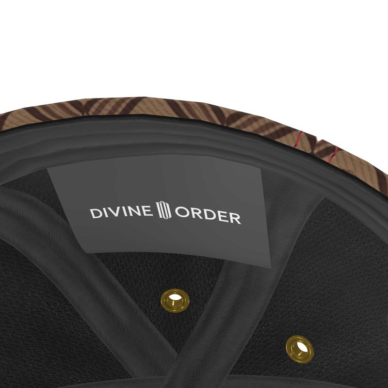 Divine Order Monogram Baseball Cap – Brown Edition