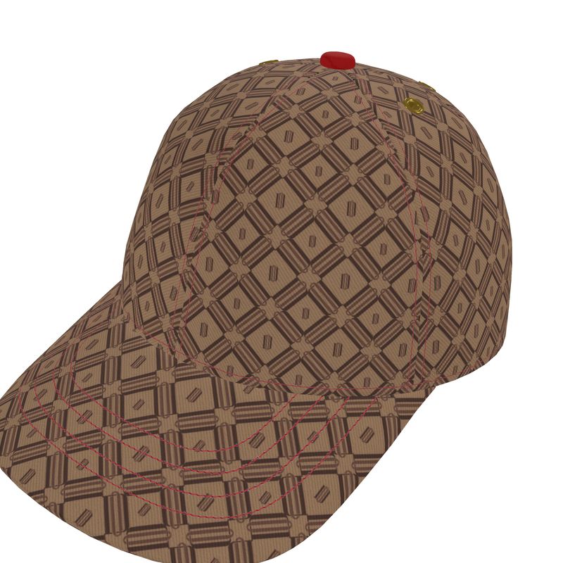 Divine Order Monogram Baseball Cap – Brown Edition