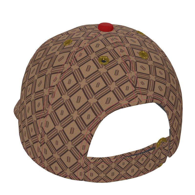 Divine Order Monogram Baseball Cap – Brown Edition