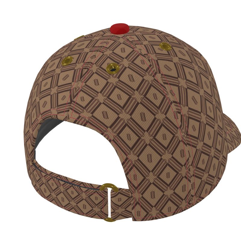 Divine Order Monogram Baseball Cap – Brown Edition